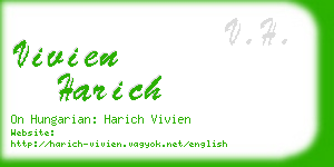 vivien harich business card